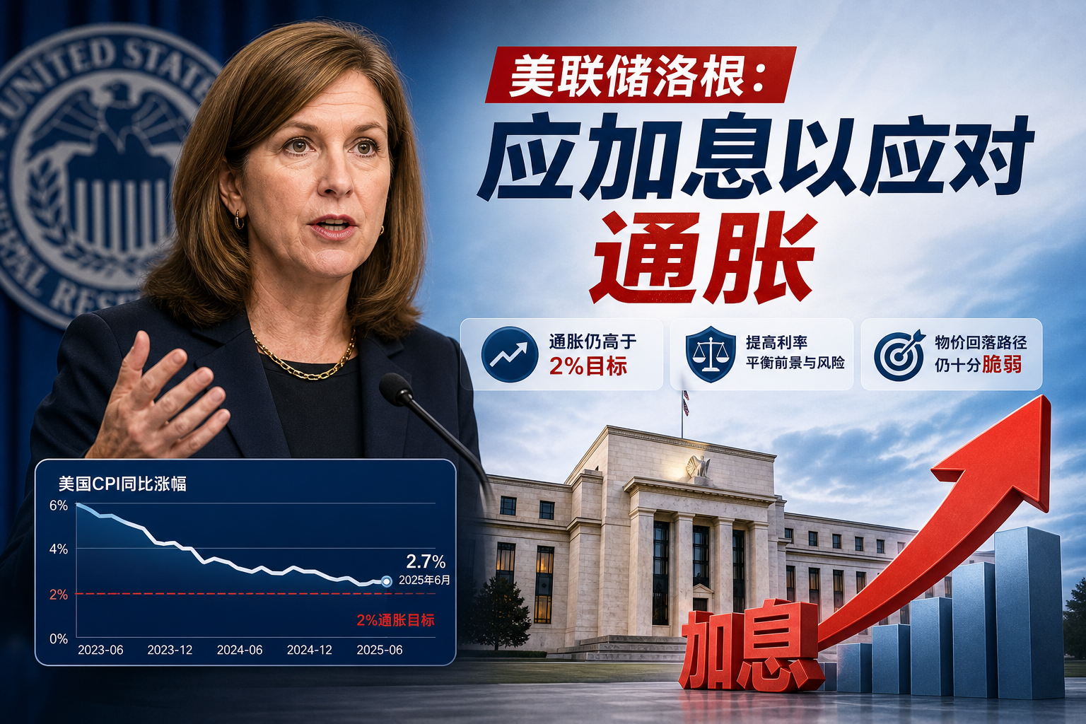 美联储洛根:应加息以应对通胀