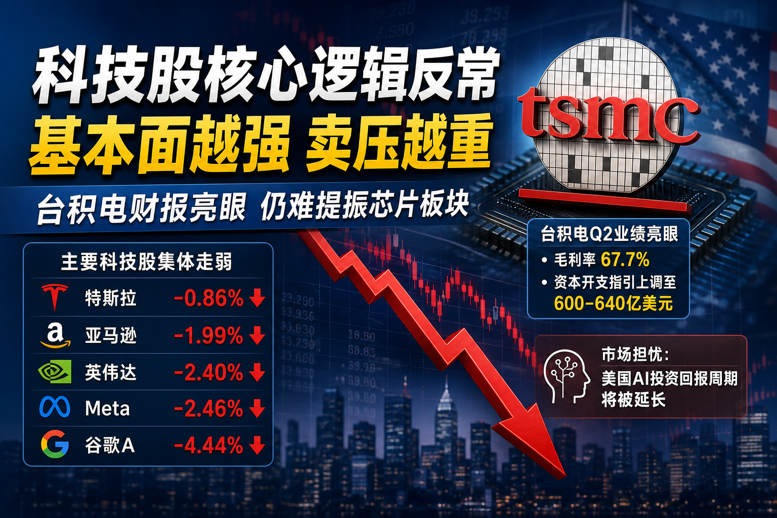 科技股核心逻辑反常 基本面越强卖压越重