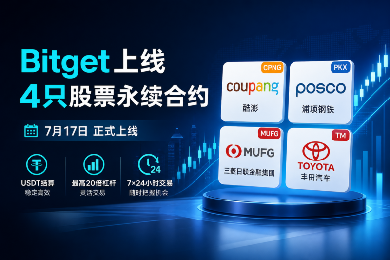 Bitget上线4只股票永续合约-指挥使社区 - 真实线索、热点议题与深度观察