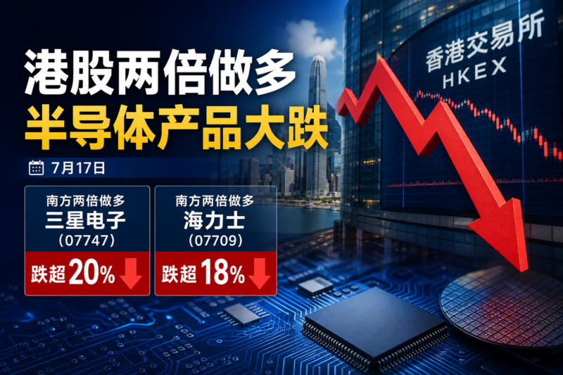港股两倍做多半导体产品大跌-指挥使社区 - 真实线索、热点议题与深度观察