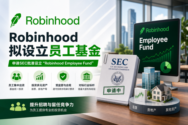 Robinhood拟设立员工基金-指挥使社区 - 真实线索、热点议题与深度观察