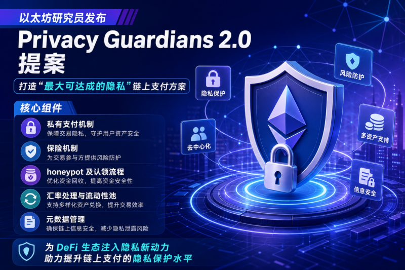 以太坊研究员发布 Privacy Guardians 2.0 提案-指挥使社区 - 真实线索、热点议题与深度观察