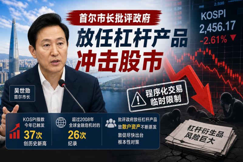 韩国首尔市长批评政府放任杠杆产品冲击股市-指挥使社区 - 真实线索、热点议题与深度观察