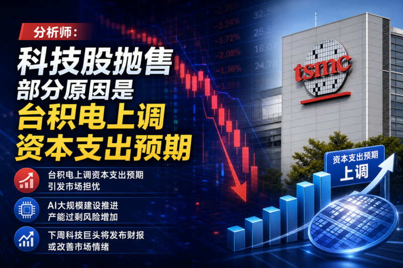 分析师:科技股抛售部分原因是台积电上调资本支出预期-指挥使社区 - 真实线索、热点议题与深度观察