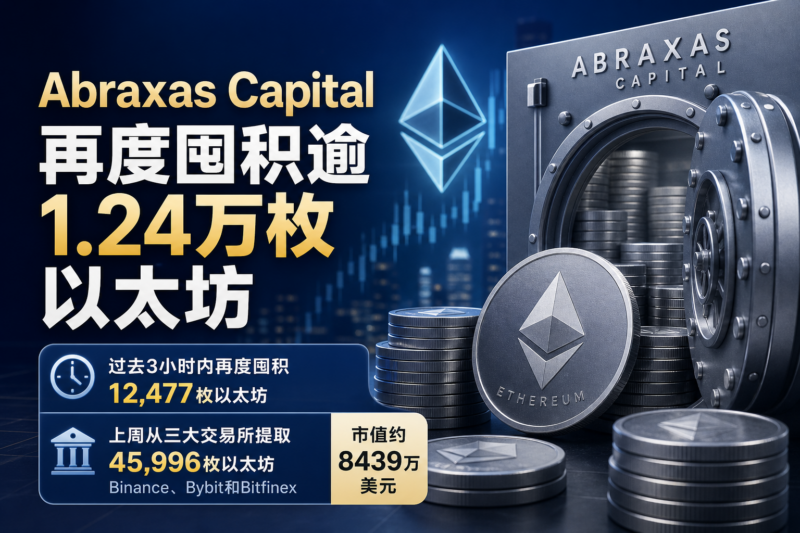 Abraxas Capital再度囤积逾1.24万枚以太坊-指挥使社区 - 真实线索、热点议题与深度观察