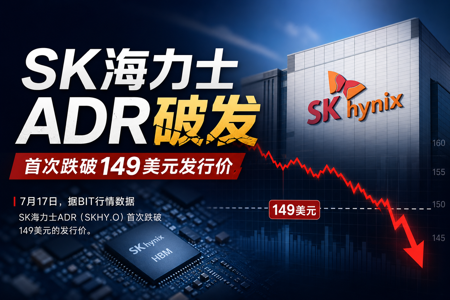 SK海力士ADR破发