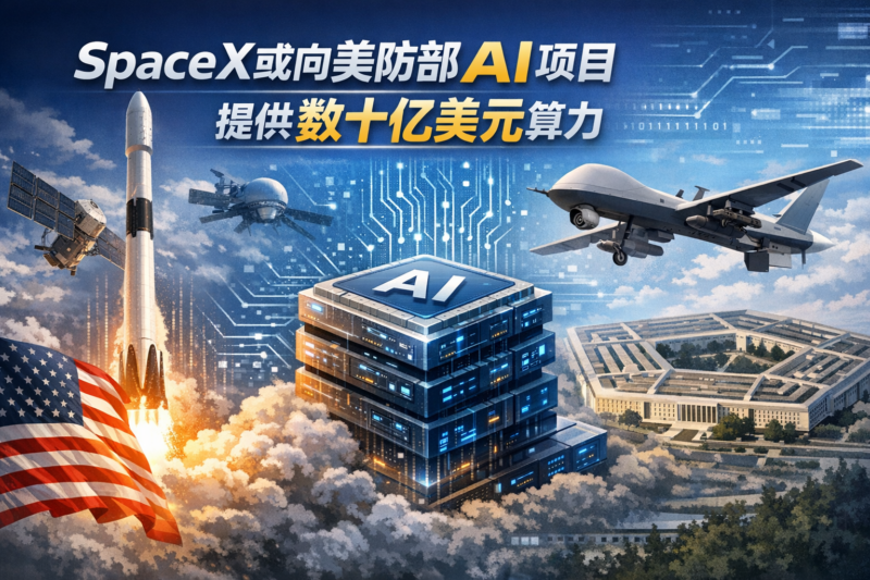 WSJ:SpaceX或为美国防部AI项目提供数十亿美元算力-指挥使社区 - 真实线索、热点议题与深度观察