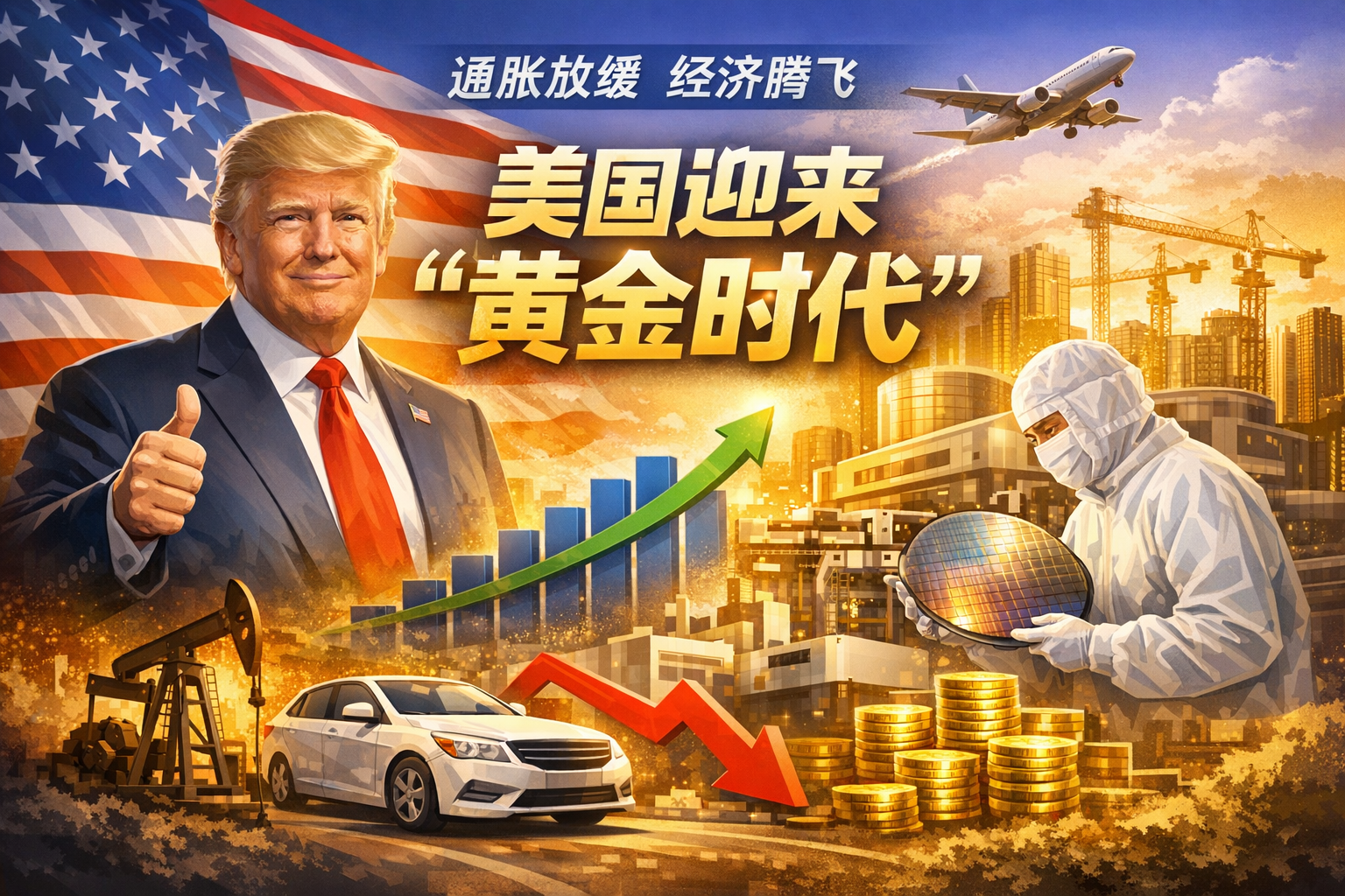 特朗普:6月通胀数据带来“好消息” 美国迎来“黄金时代”