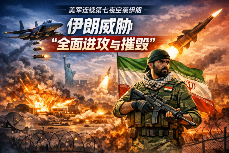 美国连续第七夜打击伊朗 伊朗威胁转向“全面进攻与摧毁”阶段-指挥使社区 - 真实线索、热点议题与深度观察