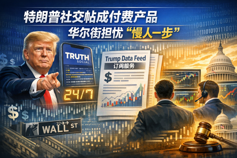 特朗普社交帖文变付费产品 华尔街恐“慢人一步”-指挥使社区 - 真实线索、热点议题与深度观察