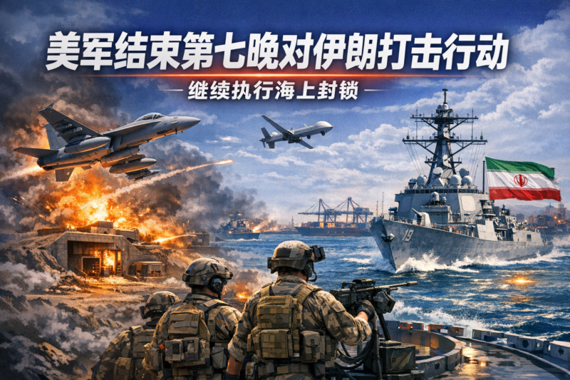 美军结束连续第七晚对伊朗打击行动,称继续执行海上封锁-指挥使社区 - 真实线索、热点议题与深度观察