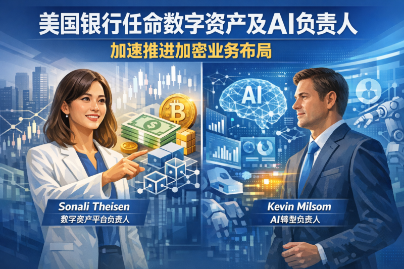 美国银行任命数字资产及AI负责人,加速推进加密业务布局-指挥使社区 - 真实线索、热点议题与深度观察