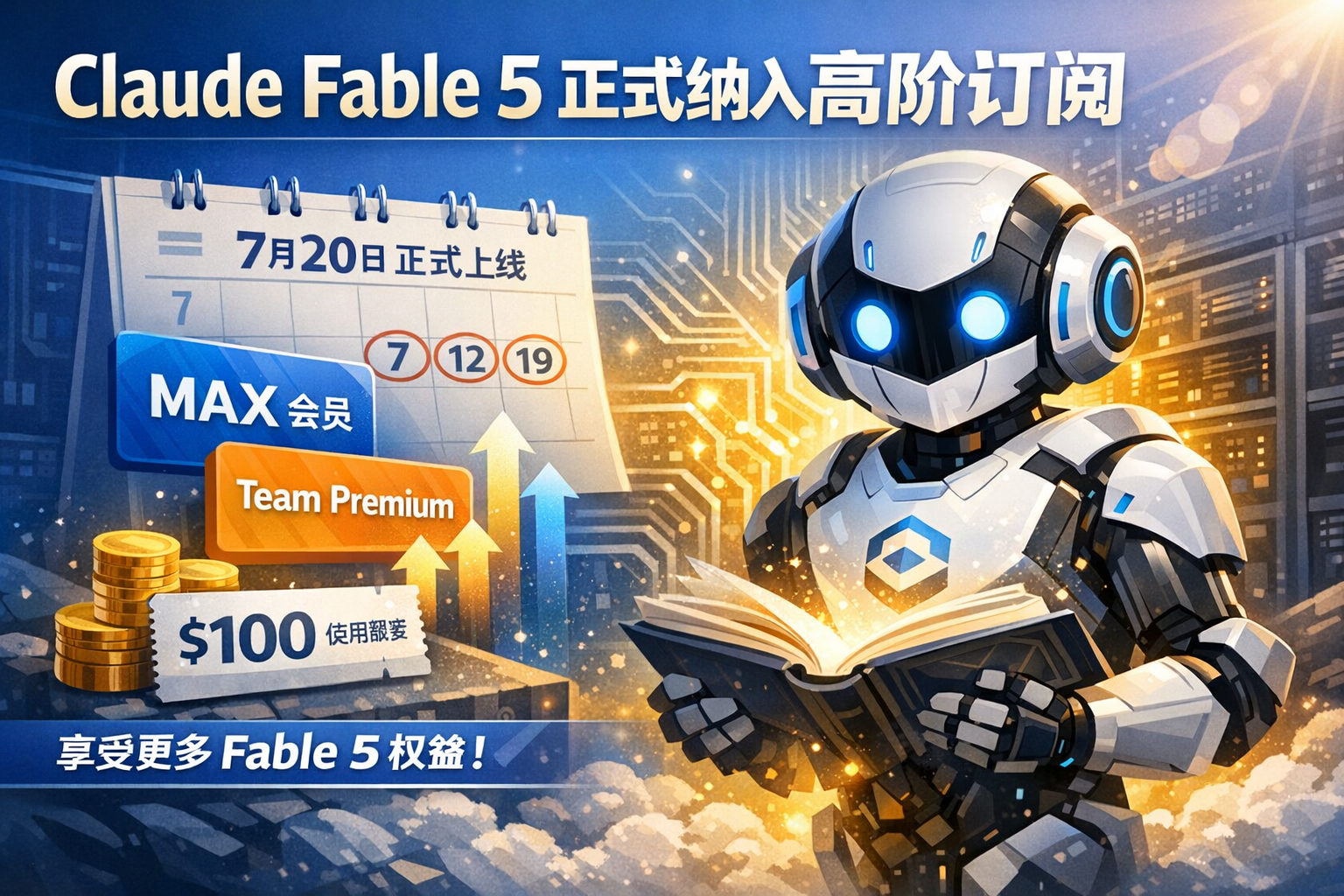 Claude Fable 5正式纳入高阶订阅