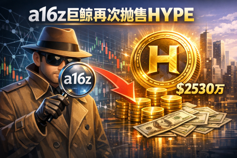 链上侦探:a16z关联巨鲸再次出售价值2530万美元HYPE-指挥使社区 - 真实线索、热点议题与深度观察