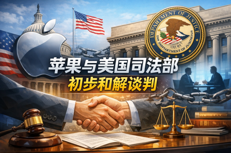 苹果与美国司法部就反垄断案展开初步和解谈判-指挥使社区 - 真实线索、热点议题与深度观察