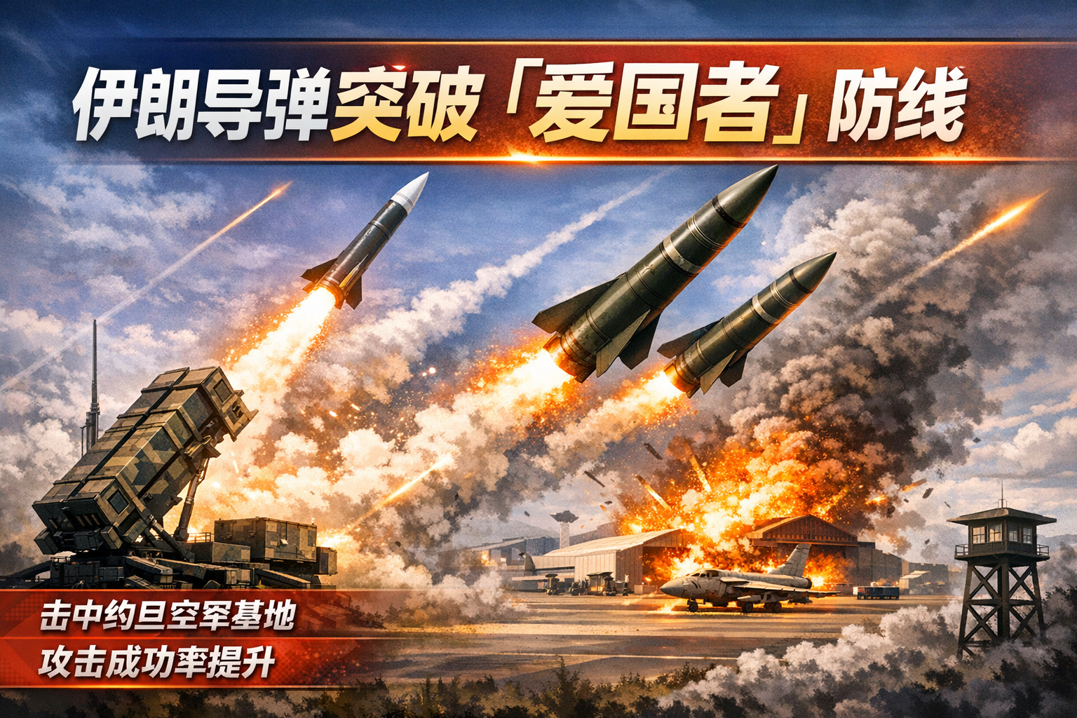 伊朗革命卫队导弹突破「爱国者」防线