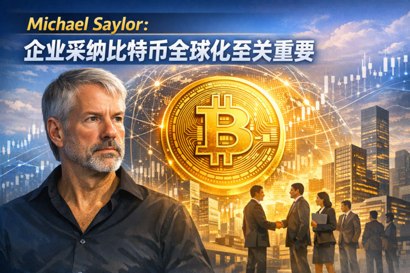 Michael Saylor:企业采用对比特币全球化至关重要-指挥使社区 - 真实线索、热点议题与深度观察