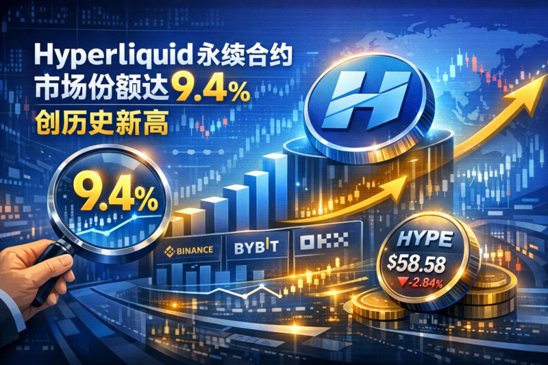 链上侦探 | Hyperliquid永续合约未平仓头寸市场份额达9.4%,创历史新高-指挥使社区 - 真实线索、热点议题与深度观察