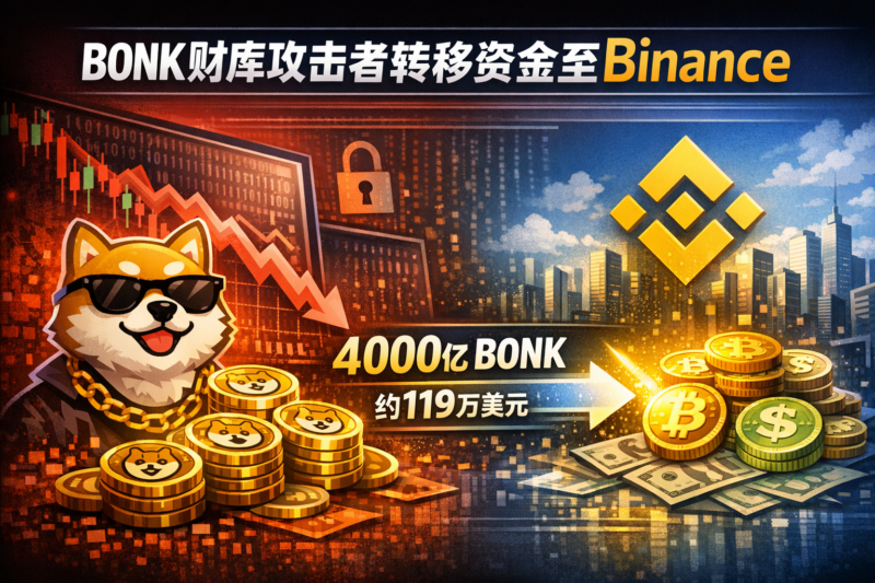 链上侦探|BONK财库攻击者将约119万美元代币转入Binance-指挥使社区 - 真实线索、热点议题与深度观察