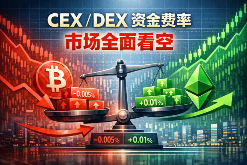 当前主流CEX、DEX资金费率显示市场维持全面看空-指挥使社区 - 真实线索、热点议题与深度观察