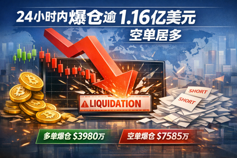 24小时内全球爆仓逾1.16亿美元,空单居多-指挥使社区 - 真实线索、热点议题与深度观察