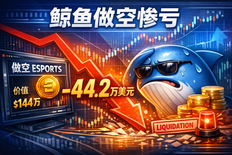 链上侦探 | 某鲸鱼做空ESPORTS浮亏44.2万美元-指挥使社区 - 真实线索、热点议题与深度观察
