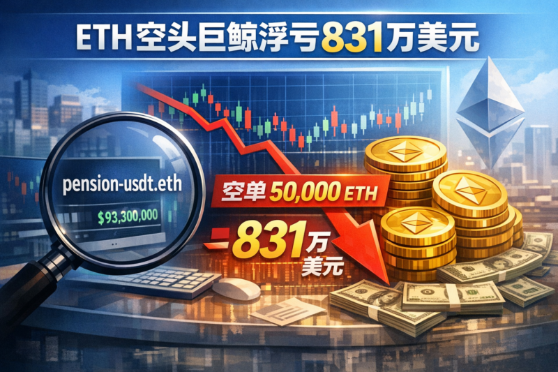 链上侦探 | ETH最大空头「pension-usdt.eth」浮亏831万美元-指挥使社区 - 真实线索、热点议题与深度观察