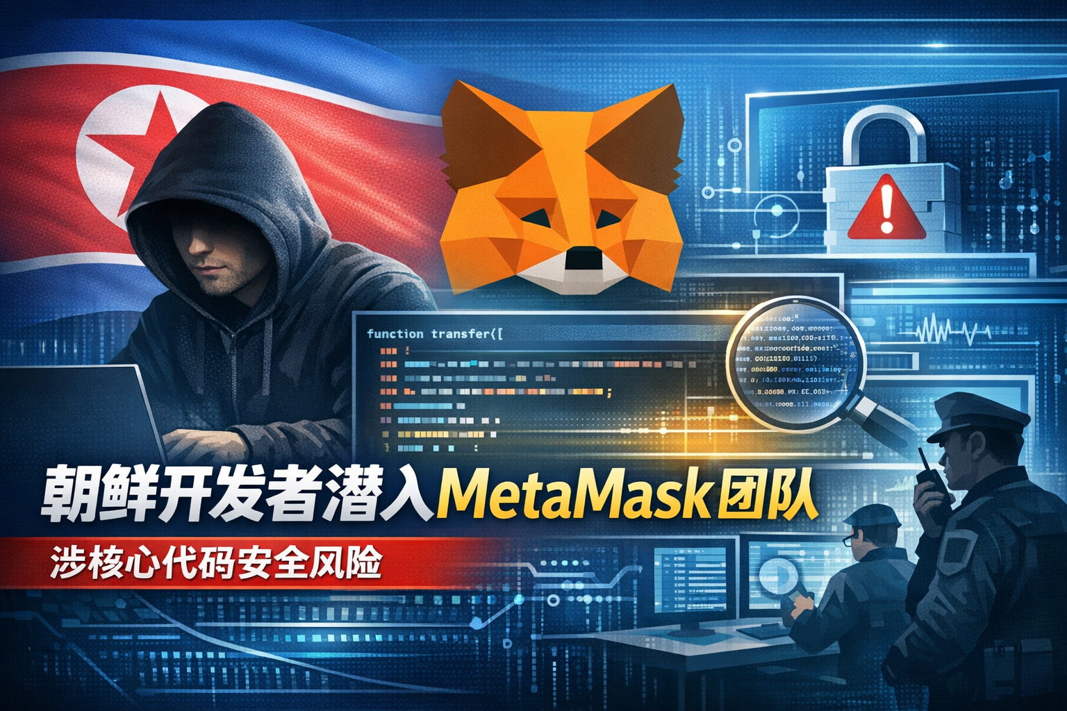 朝鲜开发者潜入MetaMask团队 涉及核心钱包代码未致损失