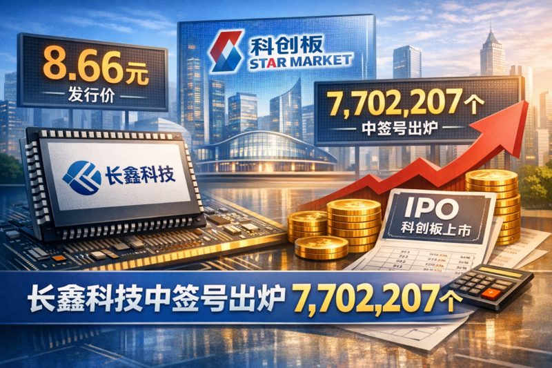 长鑫科技中签号出炉:共有7,702,207个-指挥使社区 - 真实线索、热点议题与深度观察
