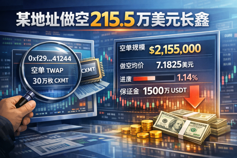 🔍 链上侦探:某地址计划做空215.5万美元长鑫-指挥使社区 - 真实线索、热点议题与深度观察