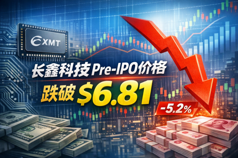 长鑫科技Pre-IPO价格跌破7美元至6.81美元-指挥使社区 - 真实线索、热点议题与深度观察