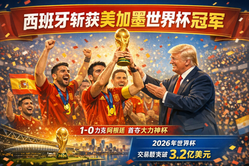 西班牙斩获美加墨世界杯冠军-指挥使社区 - 真实线索、热点议题与深度观察