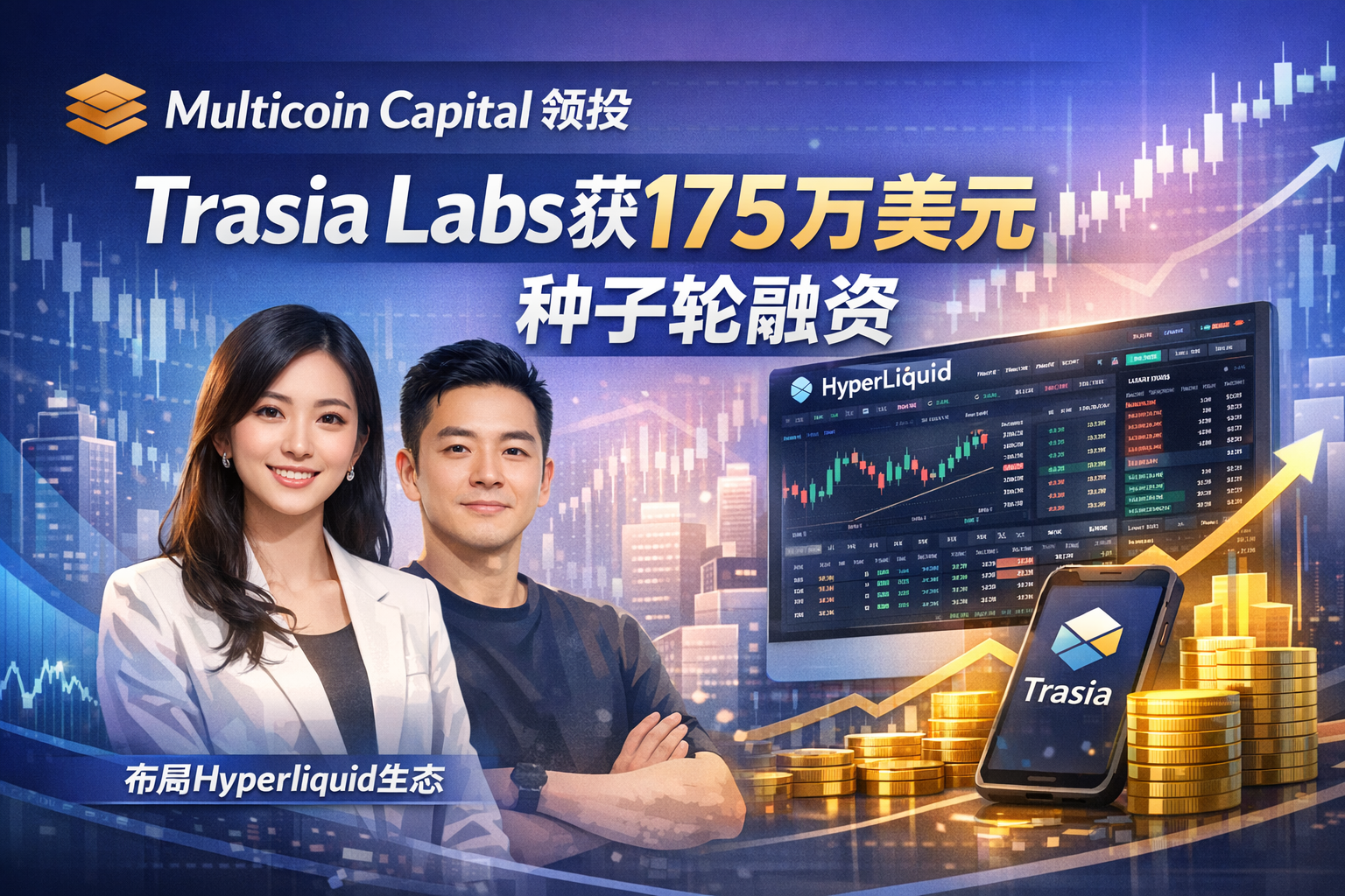 Multicoin Capital领投Trasia Labs 175万美元种子轮融资