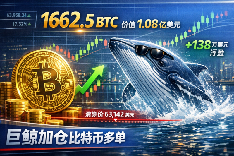 某巨鲸继续加仓 BTC 多仓,持仓价值升至 1.08 亿美元-指挥使社区 - 真实线索、热点议题与深度观察