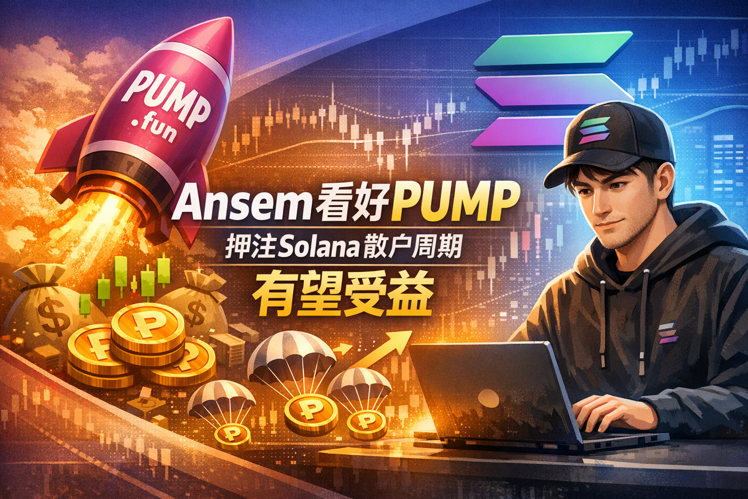Ansem看好PUMP,押注其成Solana散户周期受益者