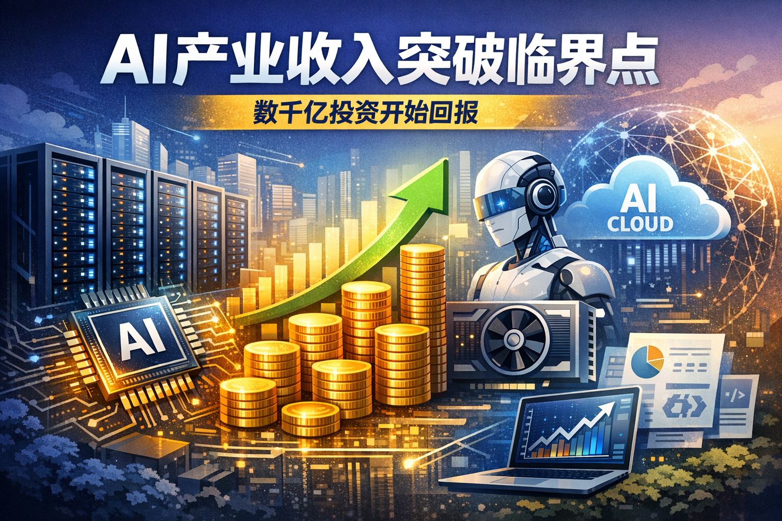 机构:AI产业收入已达关键临界点,数千亿投资开始回报