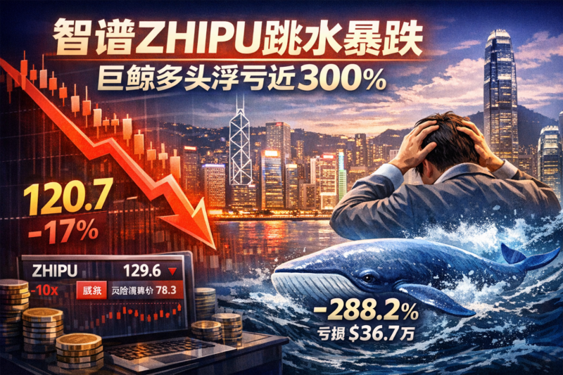 智谱ZHIPU股价短时跳水超17%,巨鲸多头加仓仍浮亏近300%-指挥使社区 - 真实线索、热点议题与深度观察