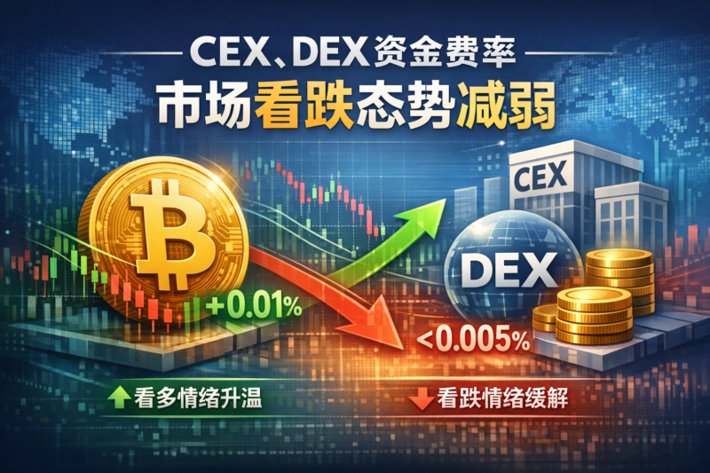 当前主流CEX、DEX资金费率显示市场看跌态势减弱-指挥使社区 - 真实线索、热点议题与深度观察