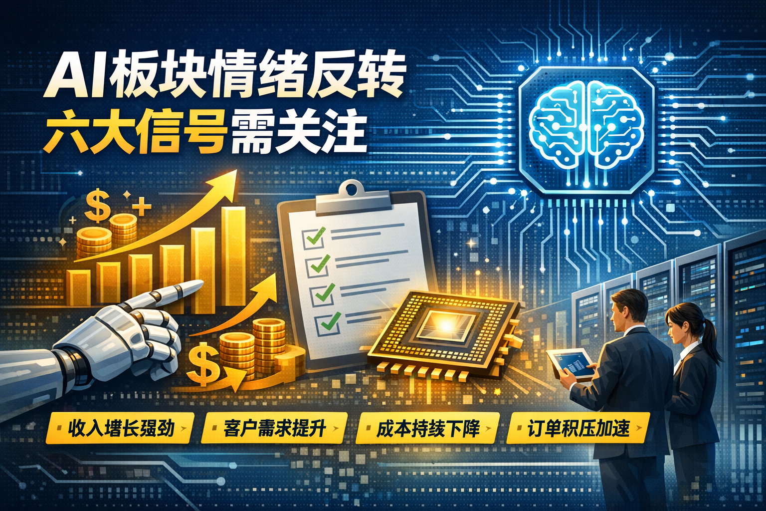 分析师:AI板块情绪反转需关注六大信号