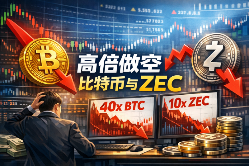 交易员高倍做空比特币与 ZEC-指挥使社区 - 真实线索、热点议题与深度观察