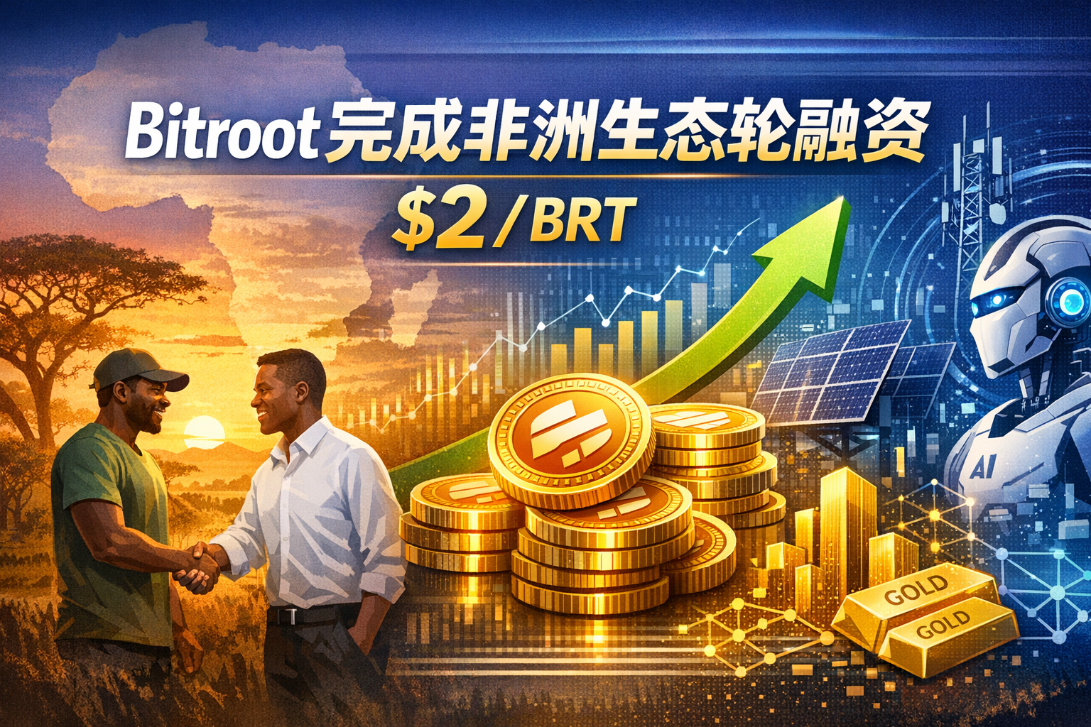 Bitroot以2美元/BRT完成非洲社区生态轮融资