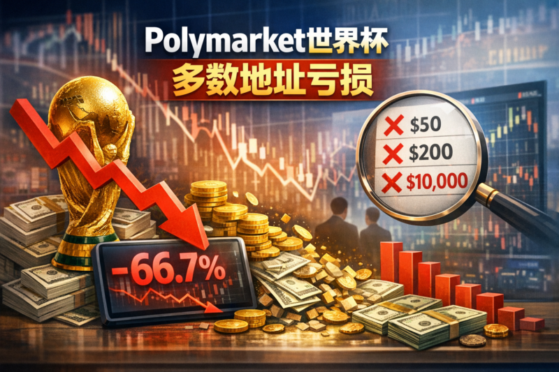 Polymarket世界杯冠军市场交易数据显示多数地址亏损-指挥使社区 - 真实线索、热点议题与深度观察
