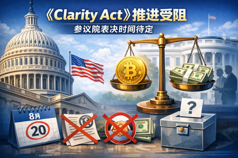 美国《Clarity Act》推进受伦理条款阻碍,参议院表决时间待定-指挥使社区 - 真实线索、热点议题与深度观察