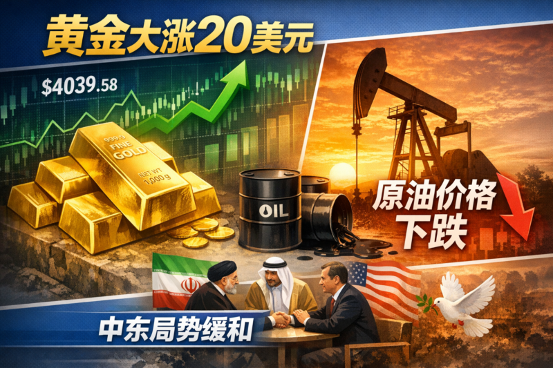 现货黄金短线攀升20美元 国际原油下跌 中东局势缓和-指挥使社区 - 真实线索、热点议题与深度观察