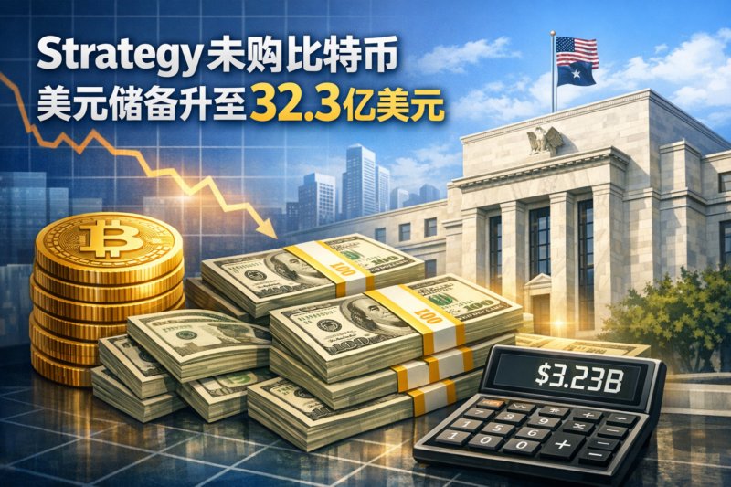 Strategy上周未购买比特币,美元储备升至约32.3亿美元-指挥使社区 - 真实线索、热点议题与深度观察