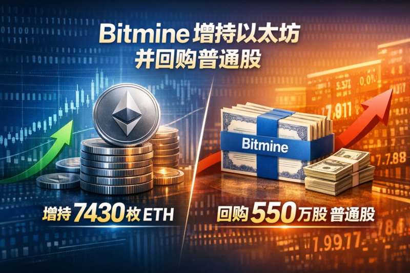 Bitmine上周增持7430枚ETH并回购550万股普通股-指挥使社区 - 真实线索、热点议题与深度观察