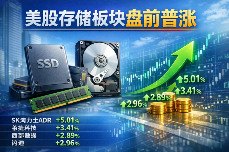 美股存储板块盘前普涨-指挥使社区 - 真实线索、热点议题与深度观察