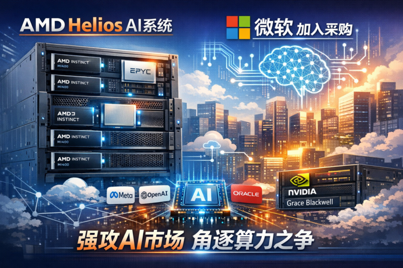 AMD发布首款机架级AI系统Helios,微软加入采购阵营-指挥使社区 - 真实线索、热点议题与深度观察