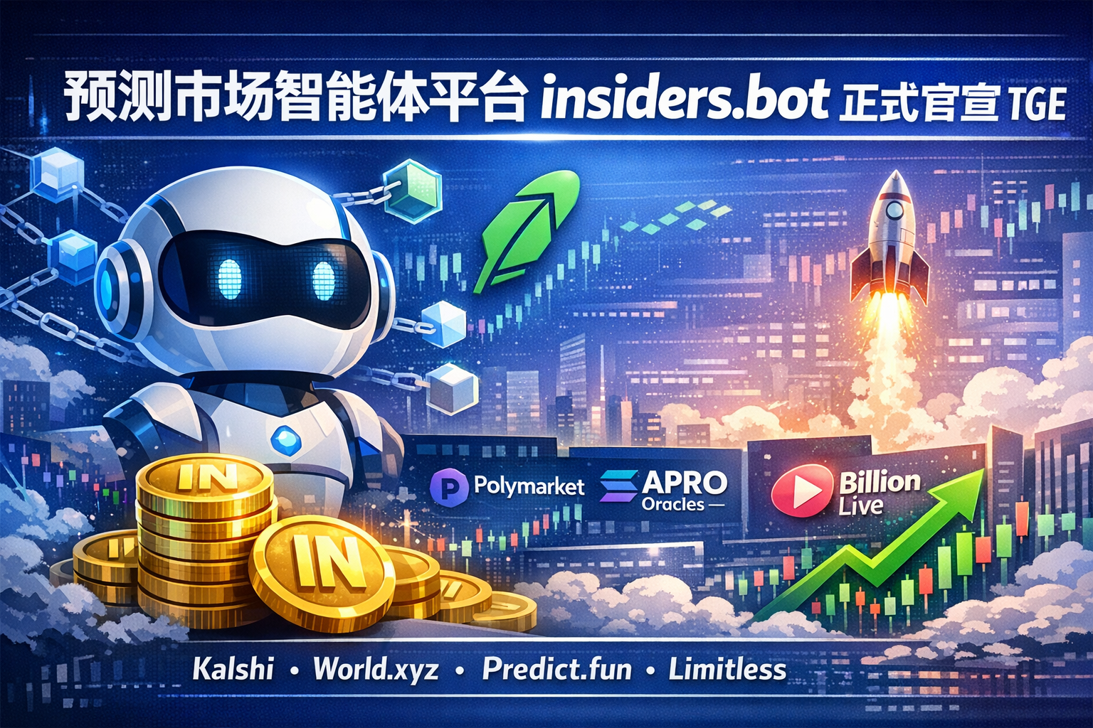 预测市场智能体平台 insiders.bot 正式官宣 TGE