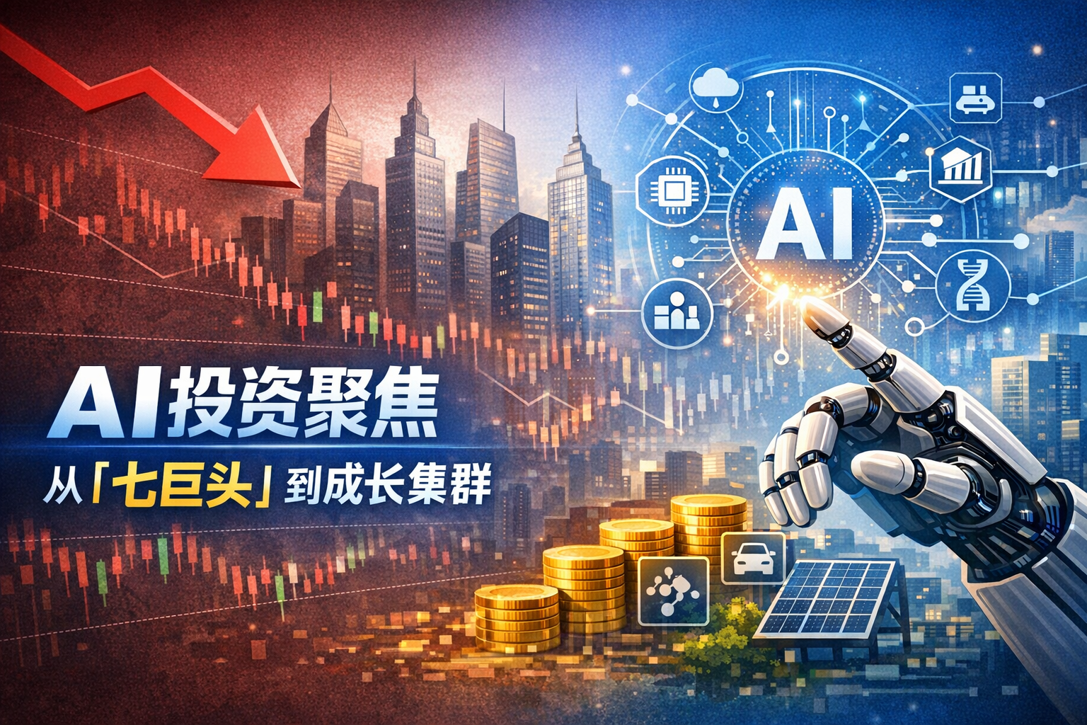 分析:美股AI投资逻辑或由「七巨头」转向更广泛成长股